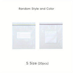 Leakproof Clear Zipper Bags for Food Storage and Fresh Keeping