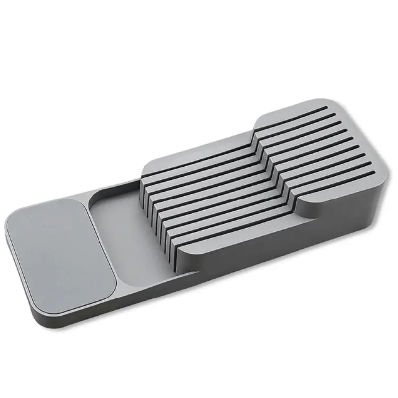 Two Stage Cutlery Storage Box Drawer Organizer Tray Utensil Rack