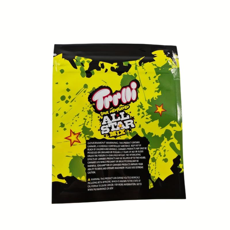 10 Pcs Reusable Green Self Sealing Plastic Bags for Snacks & More