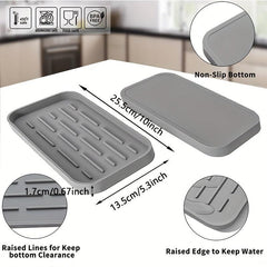 Silicone Sink Organizer Tray with Multiple Uses - Easy to Clean