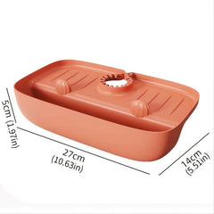 Spatter proof Drain Rack For Faucets Sponge Drain Receptacle