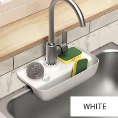 Spatter proof Drain Rack For Faucets Sponge Drain Receptacle