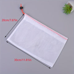 Reusable Fruit Veg Mesh Bags Drawstring Shopping Bags
