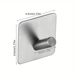 Self Adhesive Heavy Duty Bathroom Towel Hook Waterproof Coat Hooks