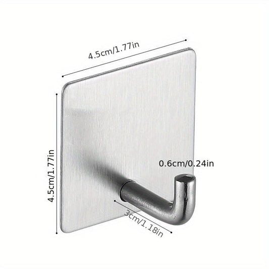 Self Adhesive Heavy Duty Bathroom Towel Hook Waterproof Coat Hooks