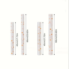 Portable Daisy Pattern Drawer Liner Anti-slip Clear PEVA Waterproof