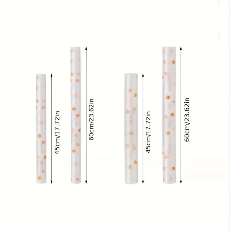Portable Daisy Pattern Drawer Liner Anti-slip Clear PEVA Waterproof