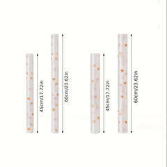Portable Daisy Pattern Drawer Liner Anti-slip Clear PEVA Waterproof