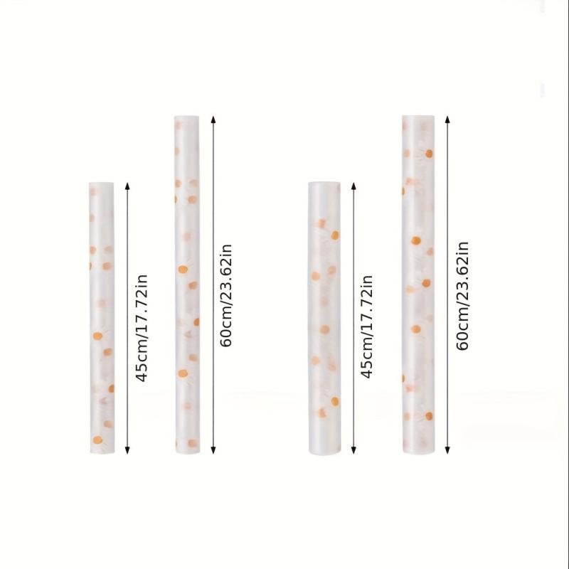 Portable Daisy Pattern Drawer Liner Anti-slip Clear PEVA Waterproof