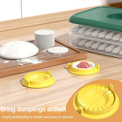 1pc Sealed Dumpling Storage Box with Maker Large Capacity Fresh Freeze Friendly