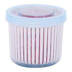 Double Layer Vegetables Sealed Keeper Fresh Storage Box Refrigerator Use