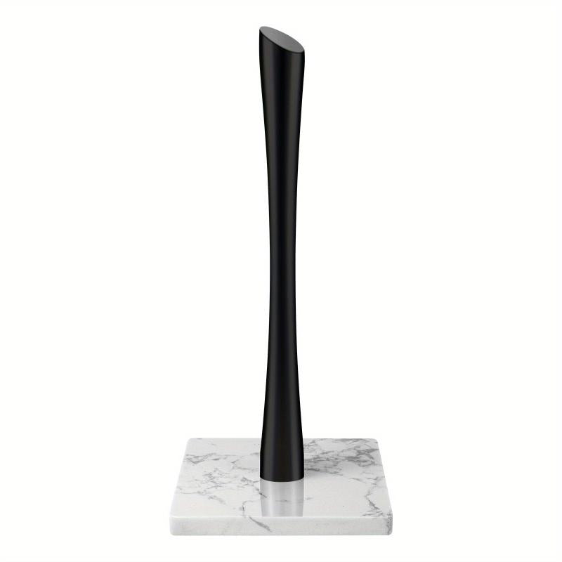 Marble Paper Towel Holder Golden Countertop Rack Standing Kitchen