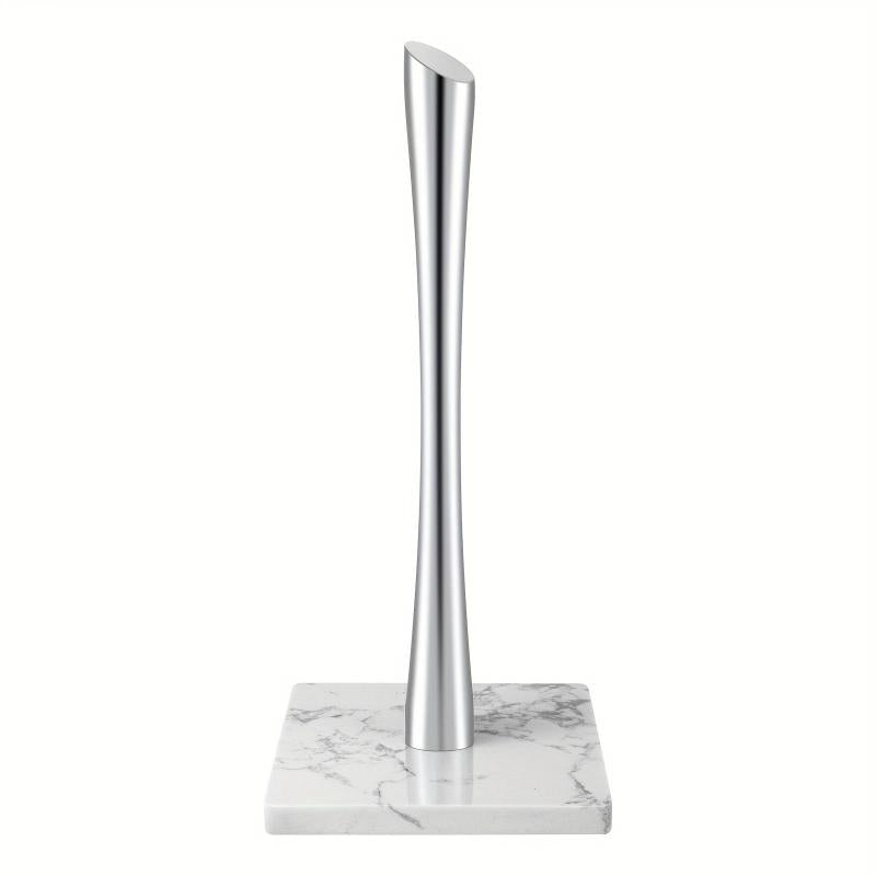 Marble Paper Towel Holder Golden Countertop Rack Standing Kitchen
