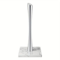 Marble Paper Towel Holder Golden Countertop Rack Standing Kitchen