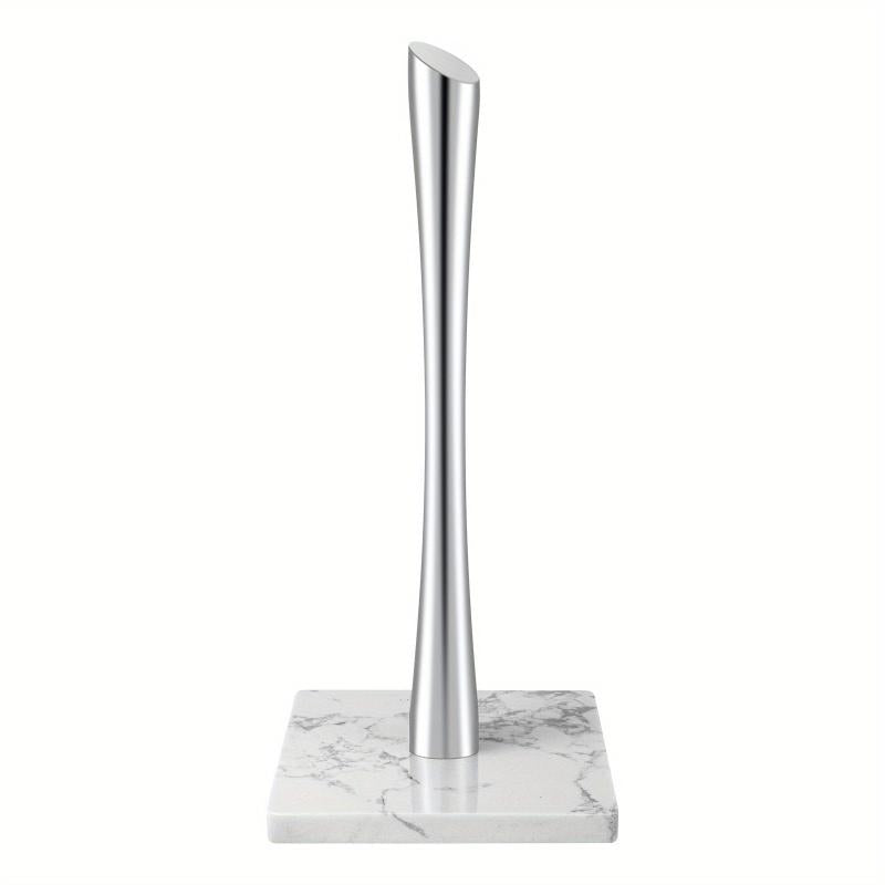 Marble Paper Towel Holder Golden Countertop Rack Standing Kitchen