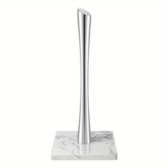 Marble Paper Towel Holder Golden Countertop Rack Standing Kitchen