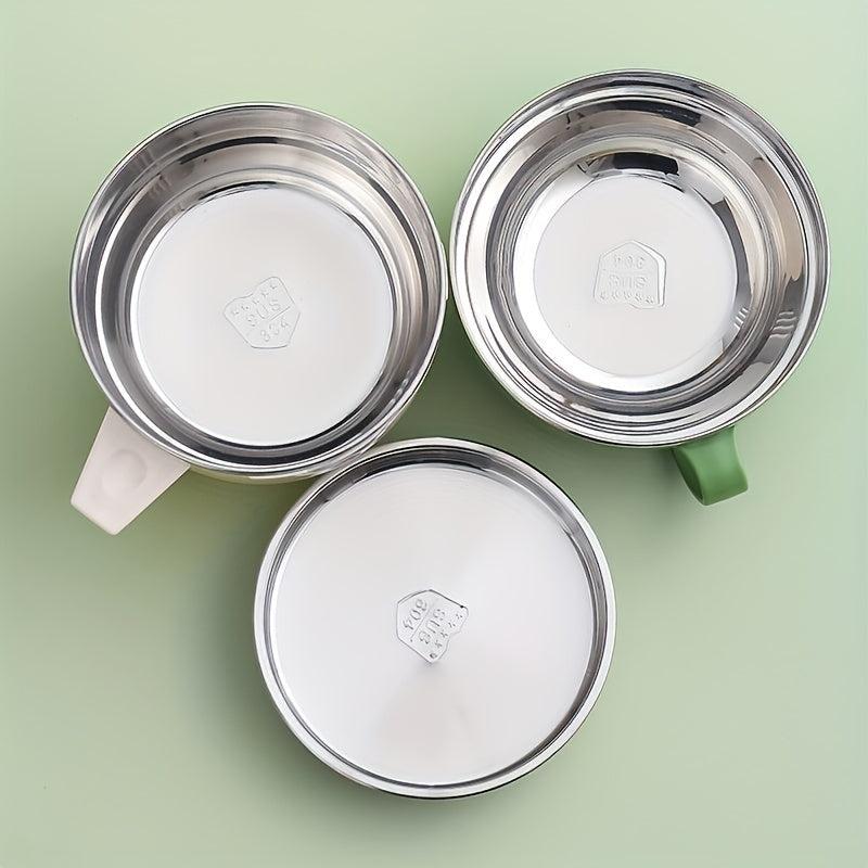 Stainless Steel Insulated Noodles Bowl Fast Food Cup Portable Lunch Box Set