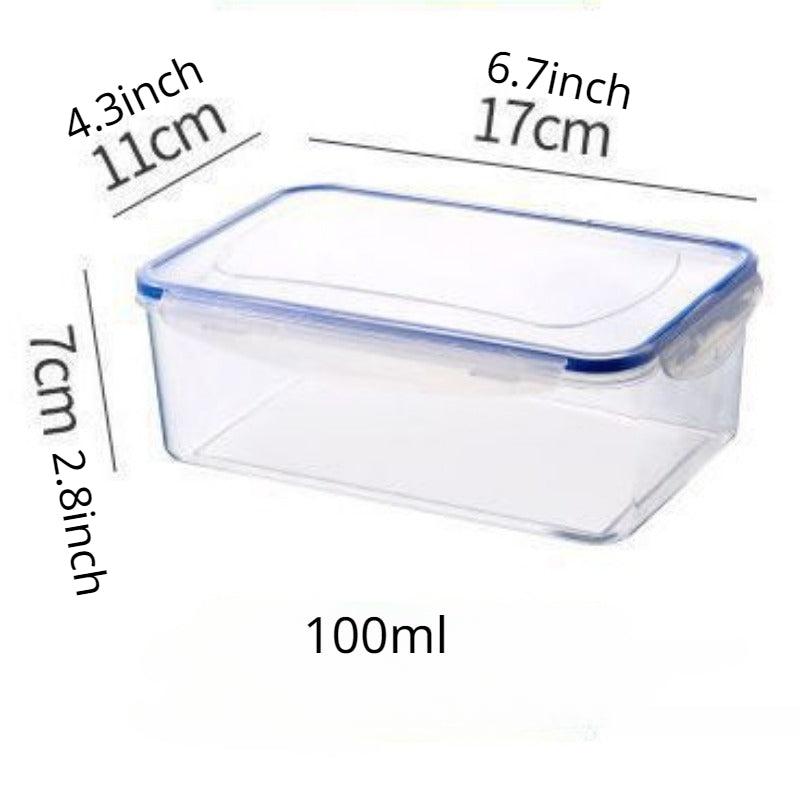 Kitchen Refrigerator Preservative Box Microwave Safe Plastic Lunch Box