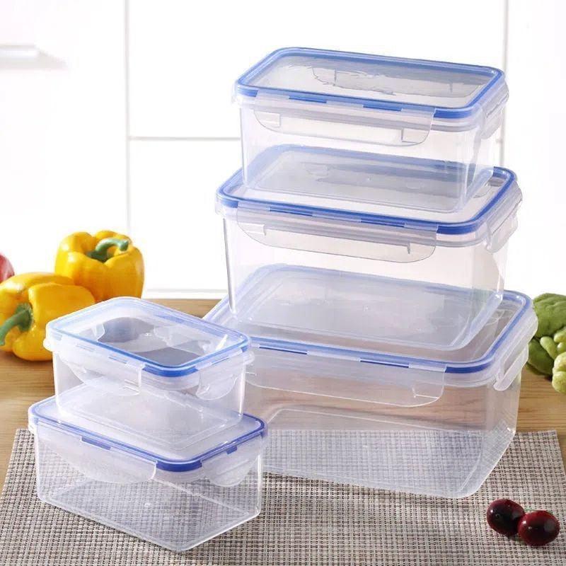 Kitchen Refrigerator Preservative Box Microwave Safe Plastic Lunch Box