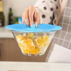 5pc Silicone Microwave Covers Reusable Heat Resistant Lids BPA-Free