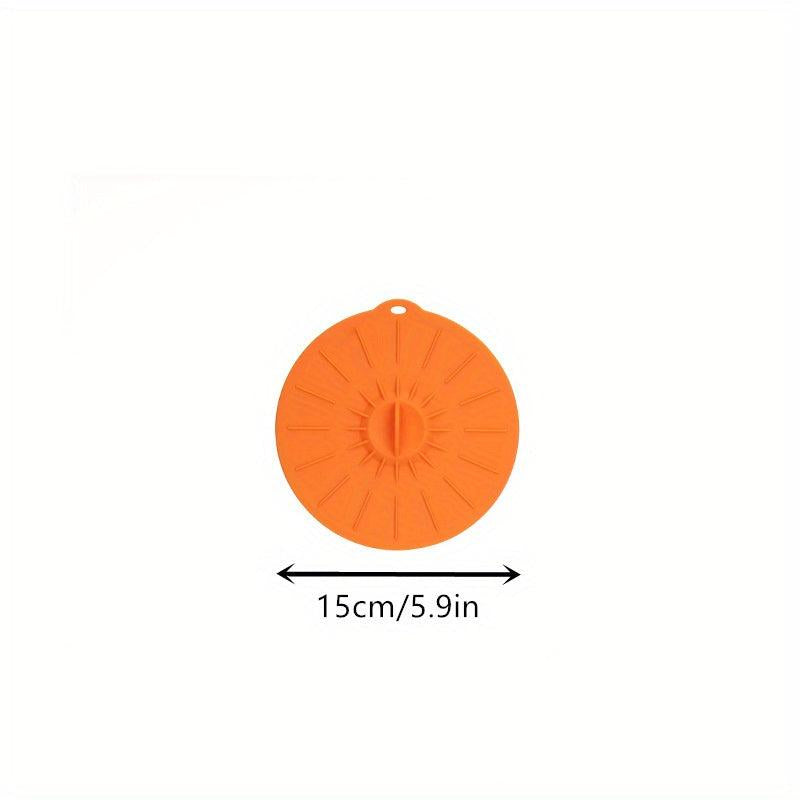 5pc Silicone Microwave Covers Reusable Heat Resistant Lids BPA-Free