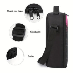 African American Girls Bento Bag Ice Pack Waterproof Lunch Box Bag