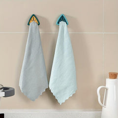 Non Perforated Cloth Plug for Towel Storage, Self Adhesive Dish Tow