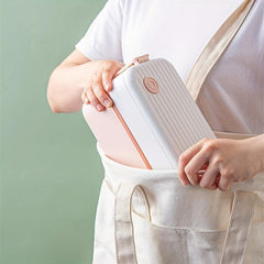 2-Layer Bento Box Insulated Food Container with Tableware Fork Spoon
