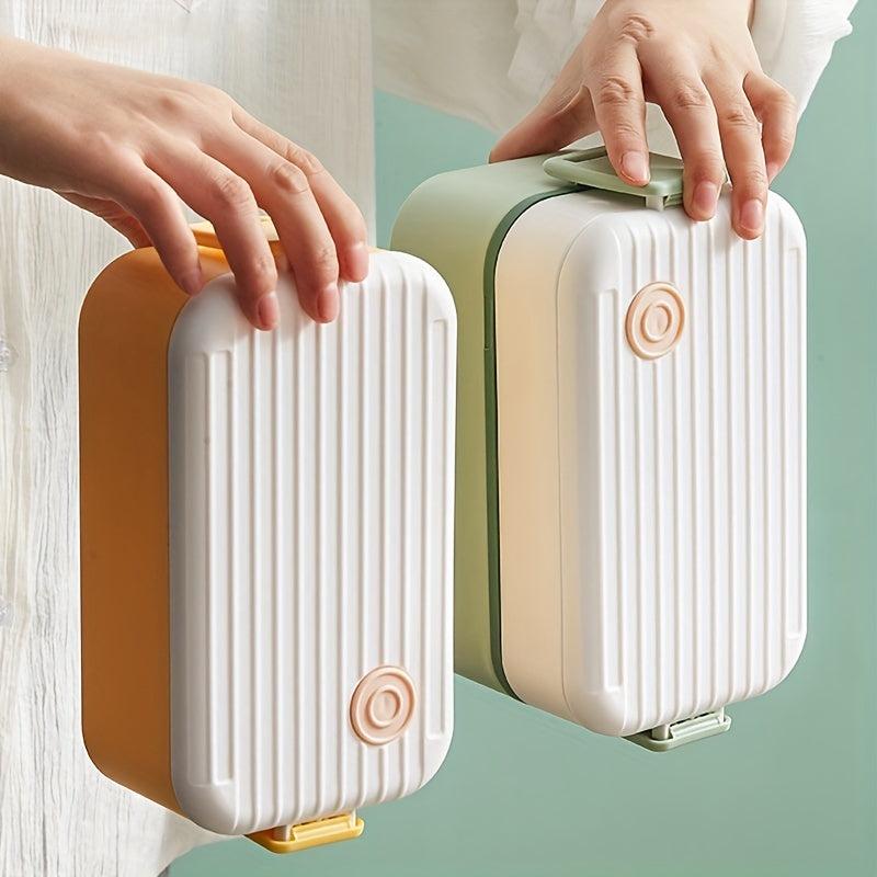 2-Layer Bento Box Insulated Food Container with Tableware Fork Spoon
