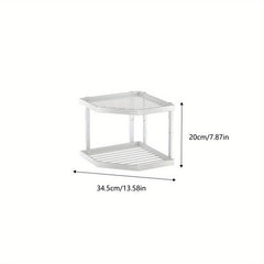 Corner Display Rack 3 layer Pot Rack Storage Organizer
