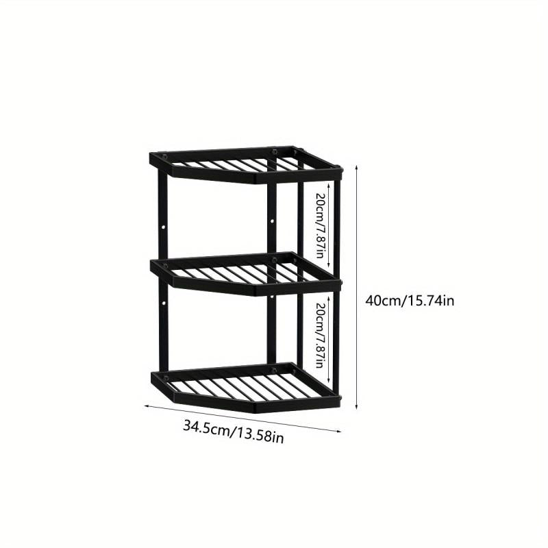 Corner Display Rack 3 layer Pot Rack Storage Organizer