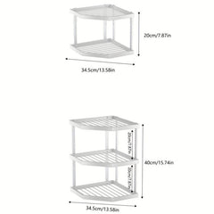 Corner Display Rack 3 layer Pot Rack Storage Organizer