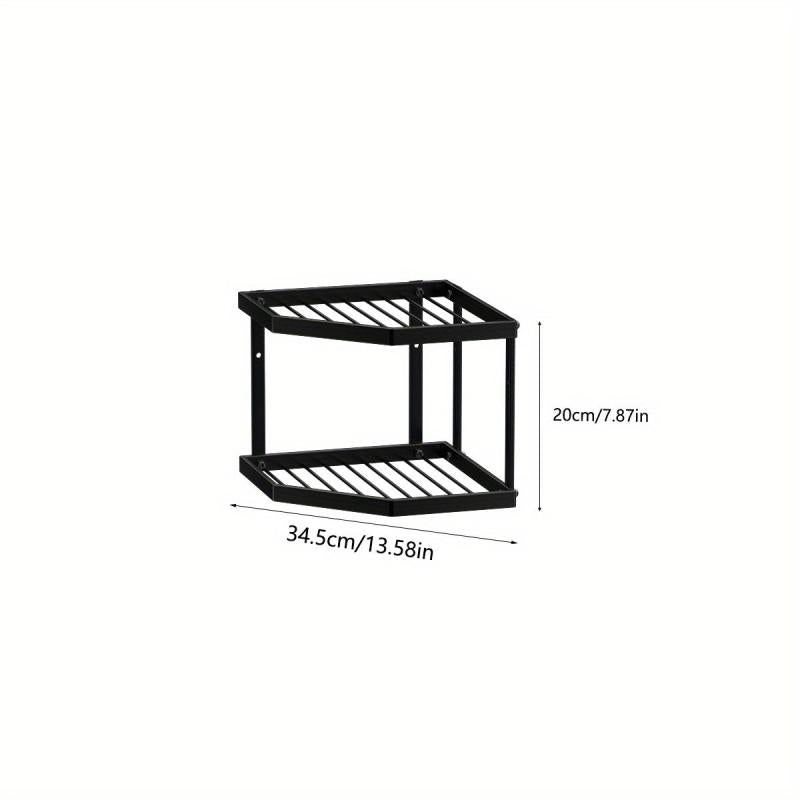 Corner Display Rack 3 layer Pot Rack Storage Organizer