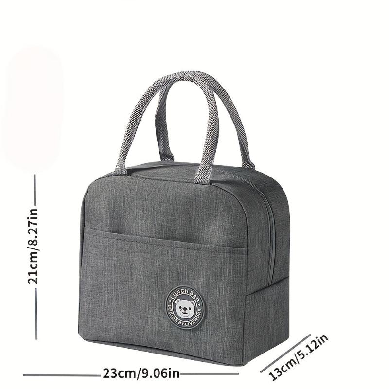 Insulated Lunch Bag Reusable Freezable Cooler Bag with Handle