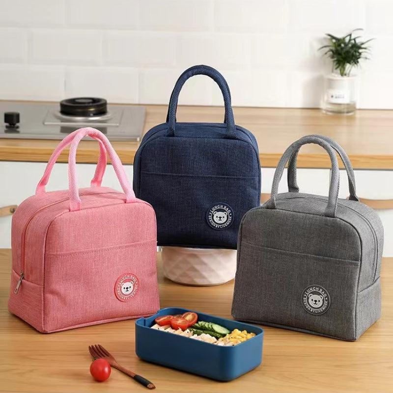 Insulated Lunch Bag Reusable Freezable Cooler Bag with Handle
