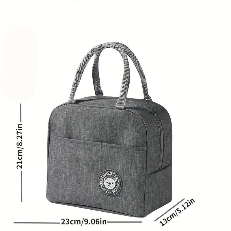 Insulated Lunch Bag Reusable Freezable Cooler Bag with Handle
