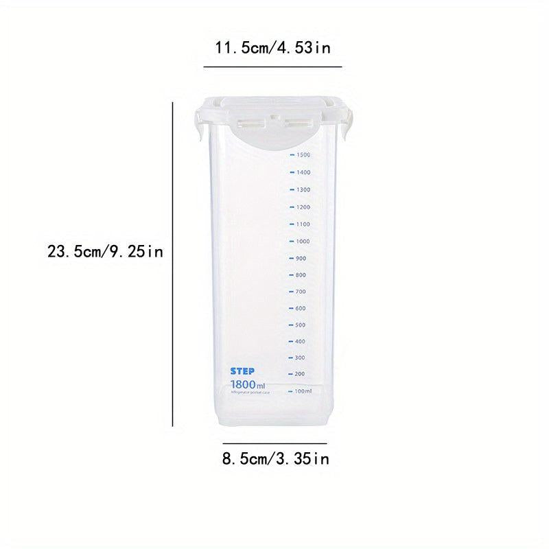 1pc Self Sealing Food Storage Container Transparent Can