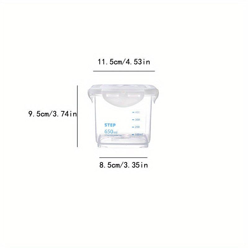 1pc Self Sealing Food Storage Container Transparent Can