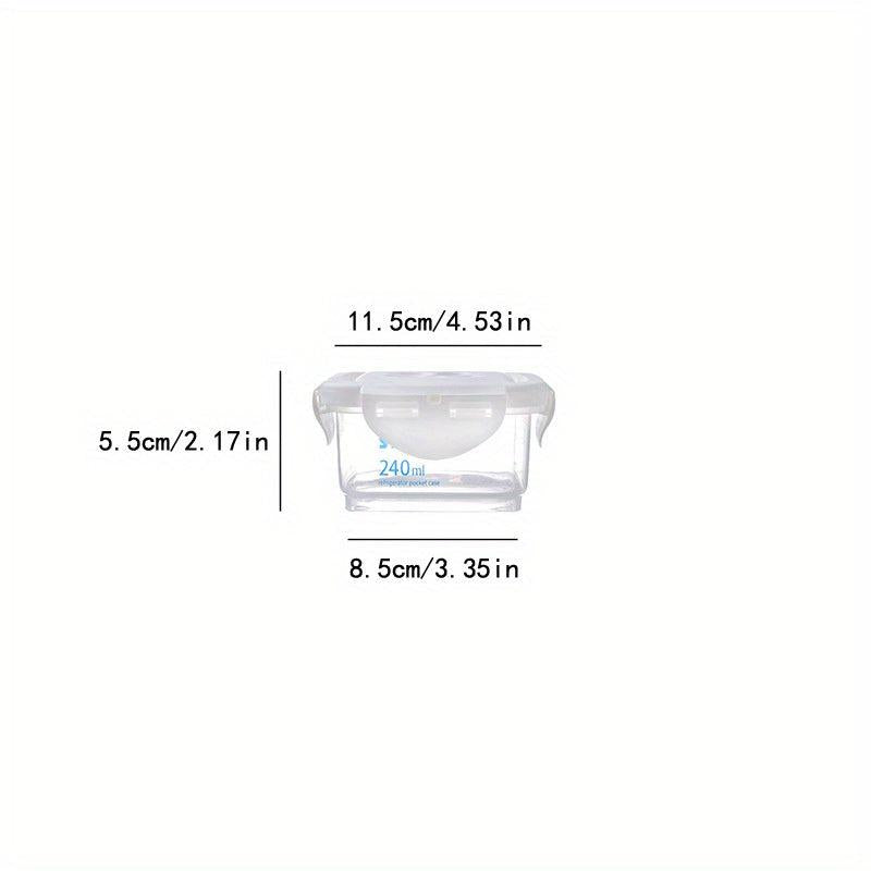 1pc Self Sealing Food Storage Container Transparent Can