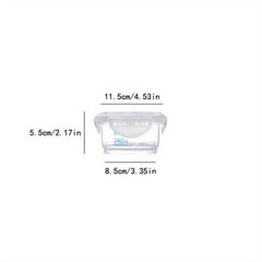 1pc Self Sealing Food Storage Container Transparent Can
