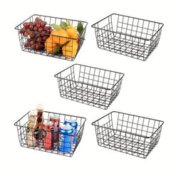 2pcs Wire Storage Baskets Household - Make Life Tidier
