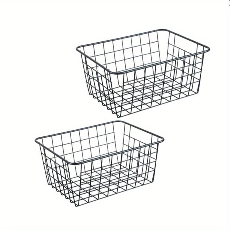 2pcs Wire Storage Baskets Household - Make Life Tidier