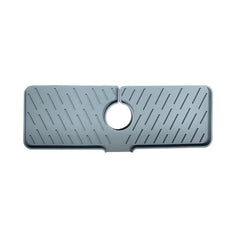 Long Silicone Sink Mat for Kitchen Bathroom Laundry Room Prevents Water Damage
