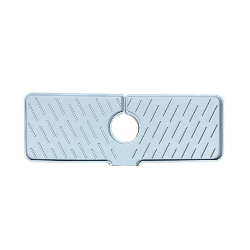 Long Silicone Sink Mat for Kitchen Bathroom Laundry Room Prevents Water Damage