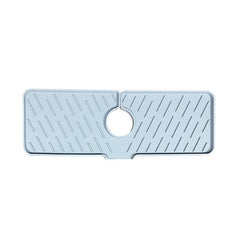 Long Silicone Sink Mat for Kitchen Bathroom Laundry Room Prevents Water Damage