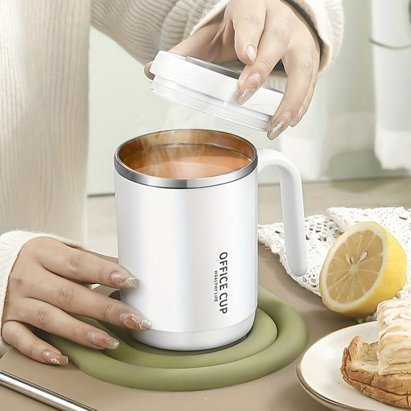 Stainless Steel Cups With Lid 16 Oz Insulated Coffee Mug