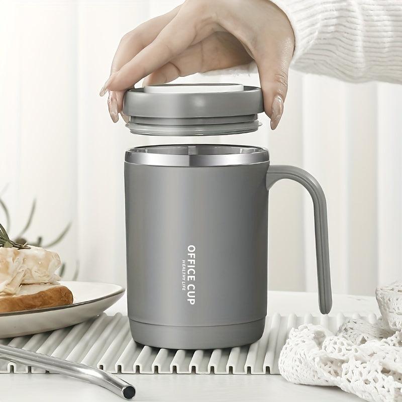 Stainless Steel Cups With Lid 16 Oz Insulated Coffee Mug