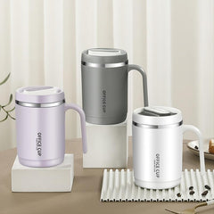 Stainless Steel Cups With Lid 16 Oz Insulated Coffee Mug