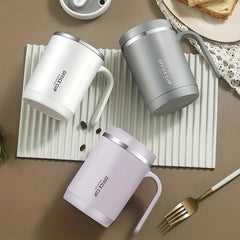 Stainless Steel Cups With Lid 16 Oz Insulated Coffee Mug