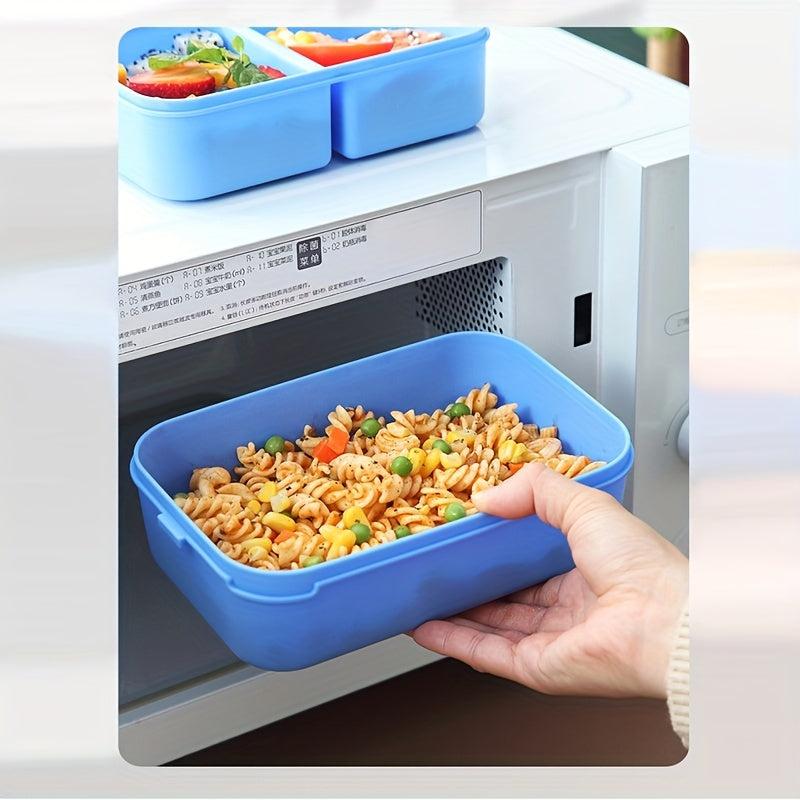 Layered Lunch Box Divided Microwave Oven Bento Box Leakproof